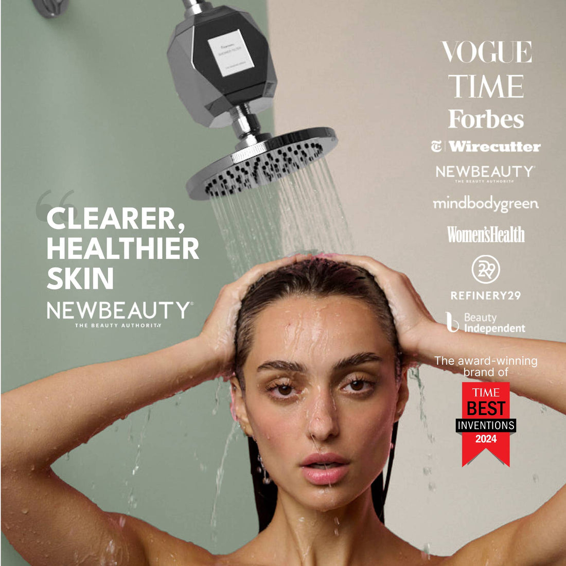 Filterbaby Diamond Series Shower Filter - Chrome
