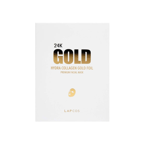 24K Gold Foil Premium Collagen Face Mask | 5-PACK